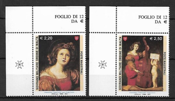 ŚW.CECYLIA ZAKON MALTAŃSKI MI.1028-1029**