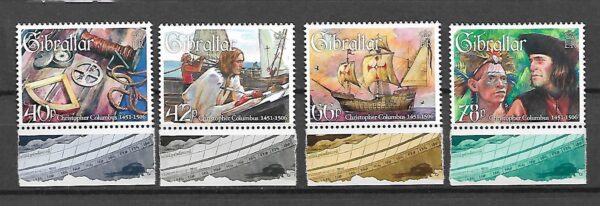 KRZYSZTOF KOLUMB GIBRALTAR MI.1186-1189**