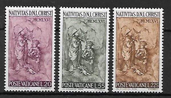 MALARSTWO WATYKAN MI.514-516**