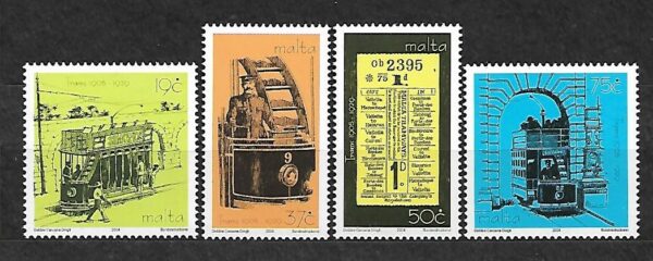 TRAMWAJE MALTA MI.1350-1353**
