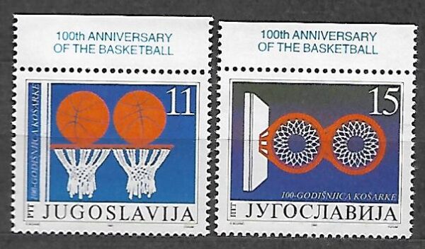 KOSZYKÓWKA JUGOSŁAWIA MI.2484-2485**