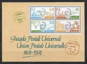 UPU MALTA MI.BL.4**