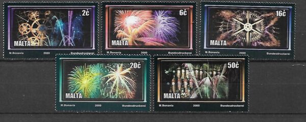 FAJERWERKI MALTA MI.1133-1137**