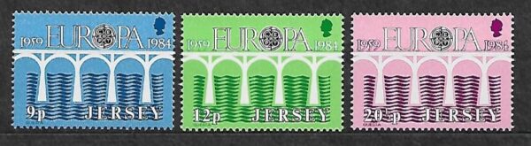 EUROPA CEPT JERSEY MI.320-322**