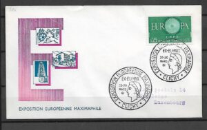 EUROPA CEPT FRANCJA MI.1318 FDC1