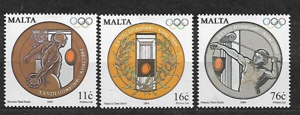 OLIMPIADA LETNIA MALTA MI.1354-1356**