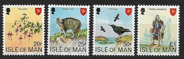 FLORA I FAUNA WYSPA MAN MI.133-136**