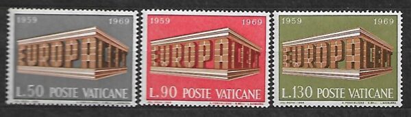 EUROPA CEPT WATYKAN MI.547-549**