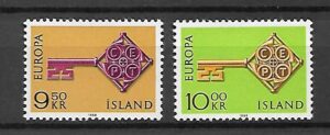EUROPA CEPT ISLANDIA MI.417-418**