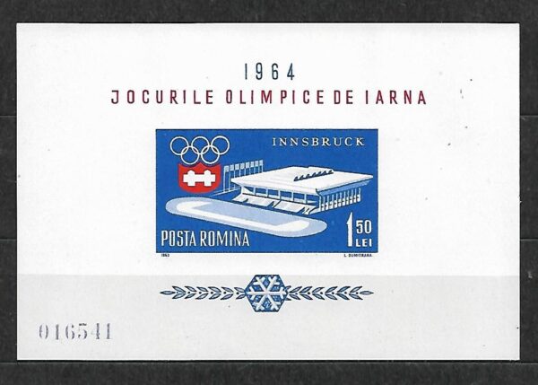OLIMPIADA RUMUNIA MI.BL.55**
