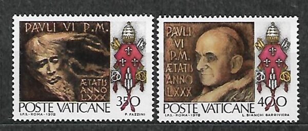 PAPIEŻ PAUL VI WATYKAN MI.718-719**