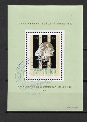 SŁAWNI LUDZIE WĘGRY MI.BL.32A KASOWANE