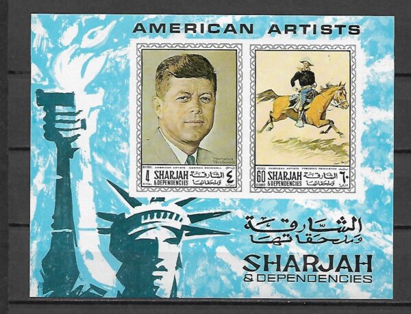 J.F.KENNEDY SHARJAH MI.BL.36B**