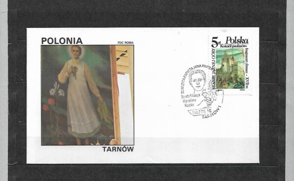 WIZYTA JANA PAWŁA II POLSKA-TARNÓW KOPERTA