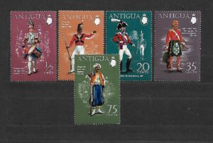 WOJSKO ANTIGUA MI.251-255**