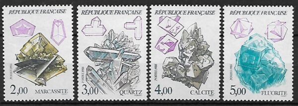 MINERAŁY FRANCJA MI.2562-2565**