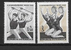 GIMNASTYKA AUSTRIA MI.1190-1191**