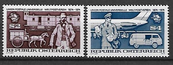 UPU AUSTRIA MI.1466-1467**