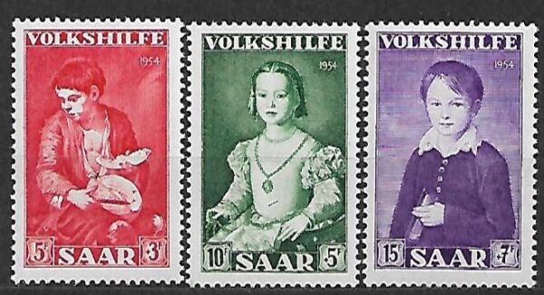DZIEŃ DZIECKA NIEMCY SAARA MI.354-356**