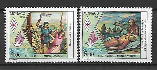 CZERWONY KRZYŻ MONAKO MI.1957-1958**