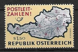 MAPA AUSTRIA MI.1201**