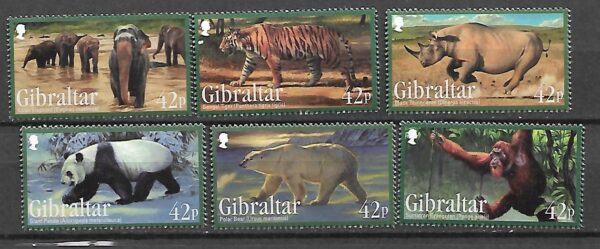 ZWIERZĘTA GIBRALTAR MI.1431-1436**