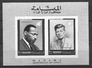 J.F.KENNEDY I M.LUTHER KING MANAMA MI.BL.A8B**