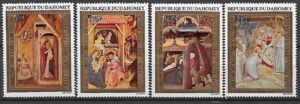 BOŻE NARODZENIE DAHOMEY MI.505-508**