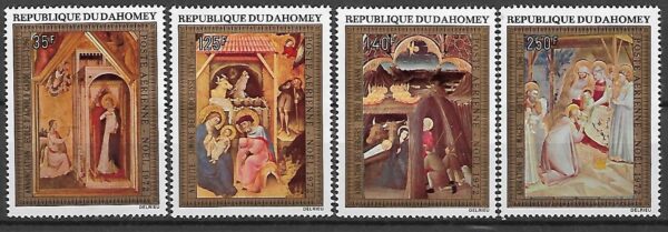 BOŻE NARODZENIE DAHOMEY MI.505-508**