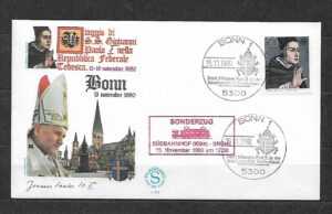 WIZYTA JANA PAWŁA II NIEMCY-BONN KOPERTA