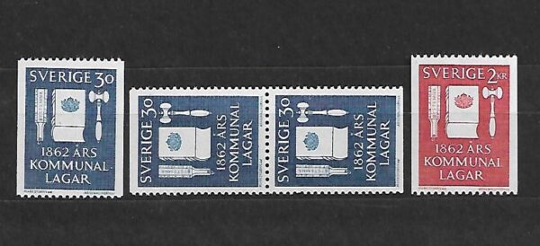 ROCZNICA SZWECJA MI.487-488C/D**
