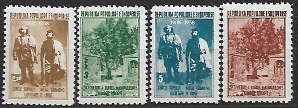 ROCZNICA ALBANIA MI.564-567**