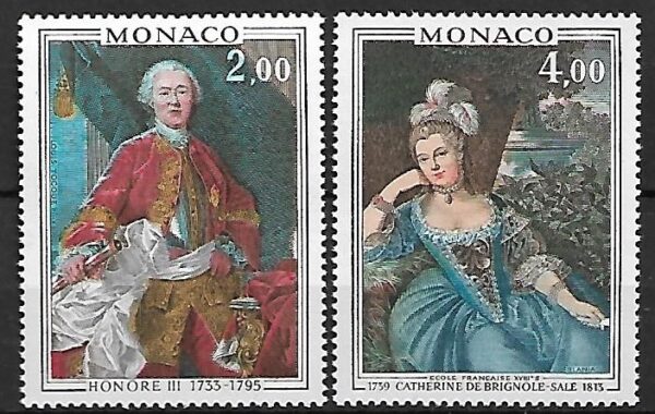 MALARSTWO MONAKO MI.1202-1203**