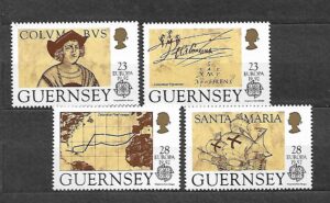 EUROPA CEPT GUERNSEY MI.549-552**