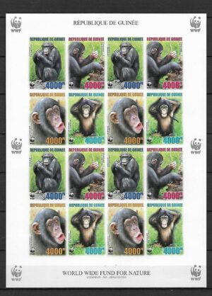 SZYMPANSY GWINEA MI.ARK.4222-4225B**