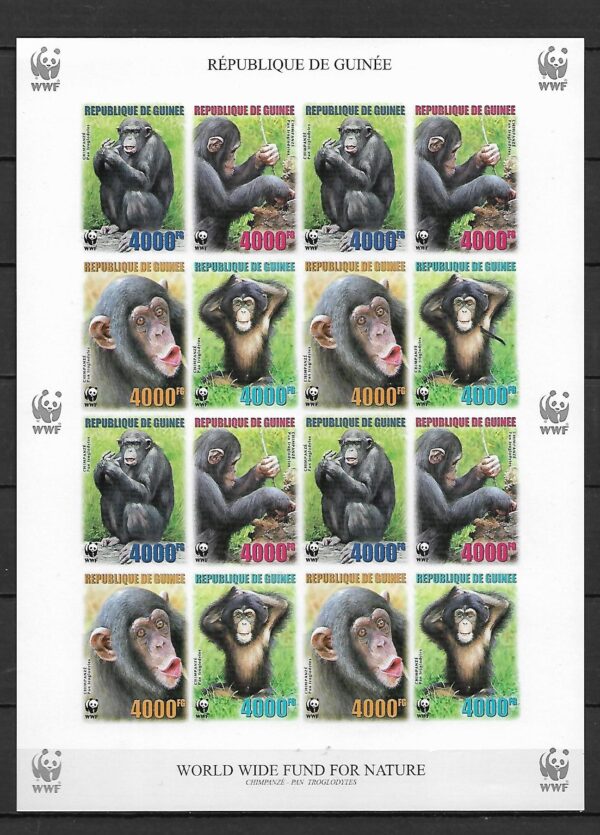SZYMPANSY GWINEA MI.ARK.4222-4225B**