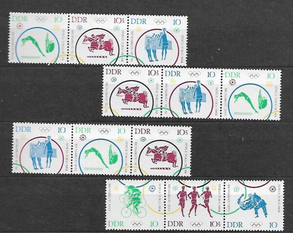 OLIMPIADA LETNIA DDR MI.1039-1044**KOMBINACJE