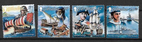MARYNISTYKA GIBRALTAR MI.871-874**