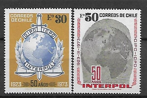 ROCZNICA CHILE MI.791-792**