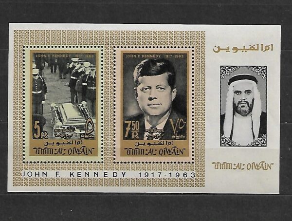 J.F.KENNEDY UMM AL QUWAIN MI.BL.2A**