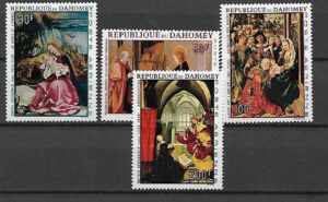 BOŻE NARODZENIE DAHOMEY MI.331-334**