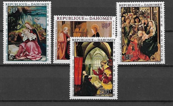 BOŻE NARODZENIE DAHOMEY MI.331-334**