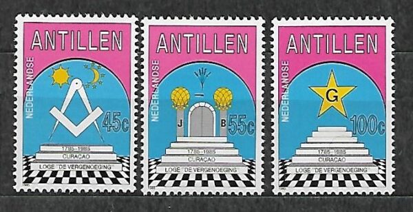 ROCZNICA ANTYLLE HOLENDERSKIE MI.549-551**