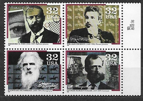 SŁAWNI LUDZIE USA MI.2695-2698**KOMBINACJA