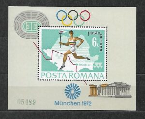 OLIMPIADA LETNIA RUMUNIA MI.BL.93**