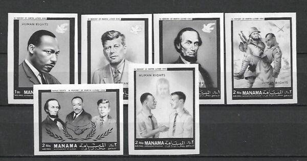 KENNEDY LINCOLN LUTHER KING MANAMA MI.99-104B**