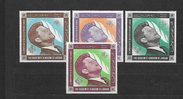 J.F.KENNEDY JORDANIA MI.516-519A**