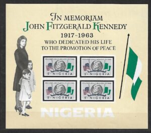 J.F.KENNEDY NIGERIA MI.BL.3**