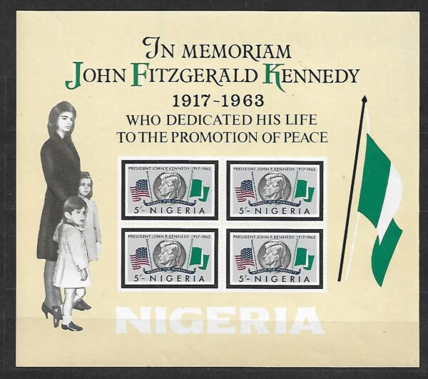J.F.KENNEDY NIGERIA MI.BL.3**