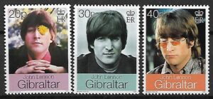 JOHN LENNON GIBRALTAR MI.875-877**